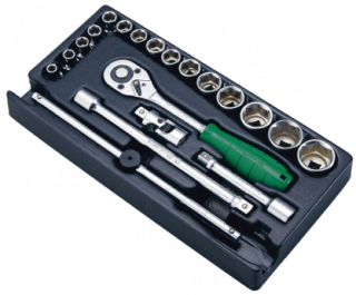 TT-16F Hans ложемент 1/2" набор головок и аксессуары с трещоткой