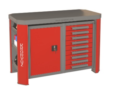 ГЕФЕСТ-ВС-19 верстак металлический двухтумбовый