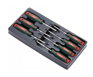 TT-18 отвертки TORX с отверстием в ложементе Hans, 7шт
