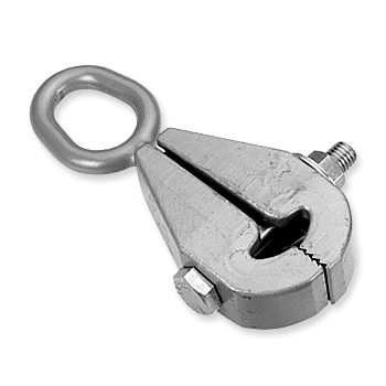 JTC-C801 - Болтовой зажим с подвижным тяговым кольцом и широкими губками, 5 т