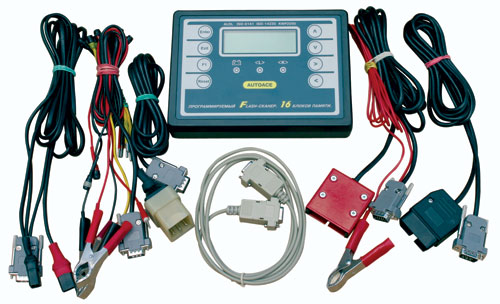 АВТОАС-F16 CAN 24 Мультимарочный портативный сканер (Полный комплект)
