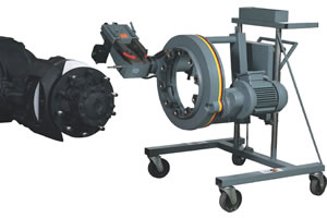 Е-328 стенд проточки тормозных дисков без снятия Hunger