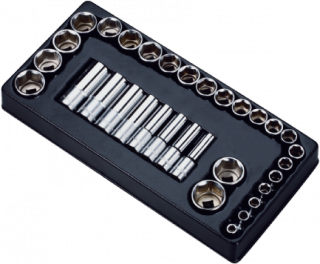 TT-2G 1/2" набор головок 1/2" Hans в ложементе