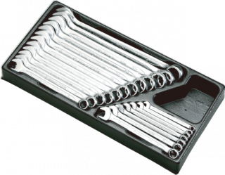 TT-29 Hans ложемент комбинированные ключи. 6-24 мм 19 шт.