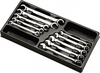 TT-30 Hans ложемент ключи разрезные и комбинированные с трещоточным механизмом