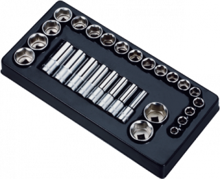 TT-2H Hans ложемент 1/2" набор головок коротких и длинных